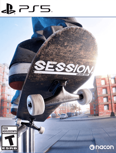 Session: Skate Sim box art for Playstation 5